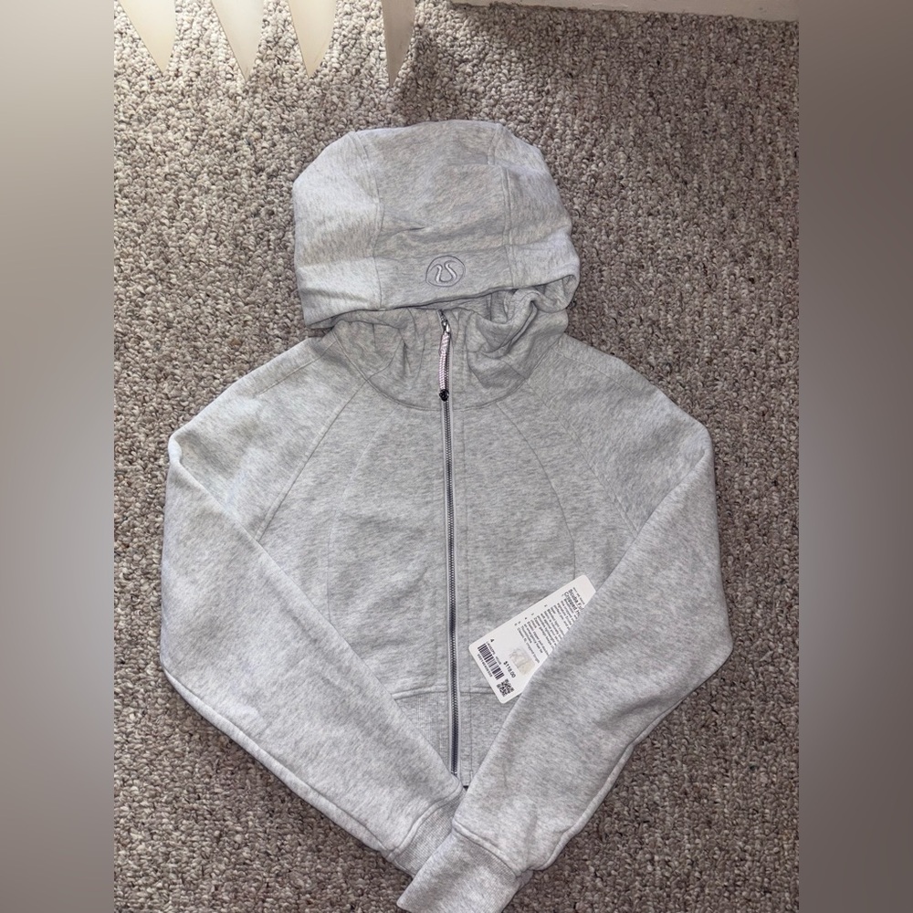 Lululemon Scuba Full-Zip Cropped Hoodie